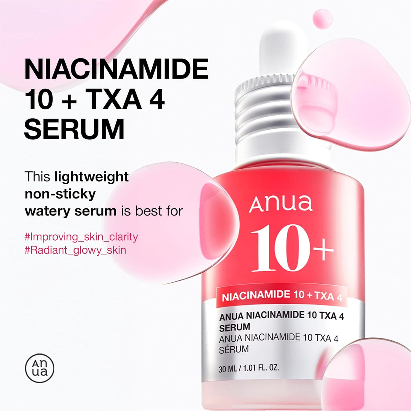 Anua Niacinamide 10 TXA 4 Serum for Brightening and Dark Spots 30ml