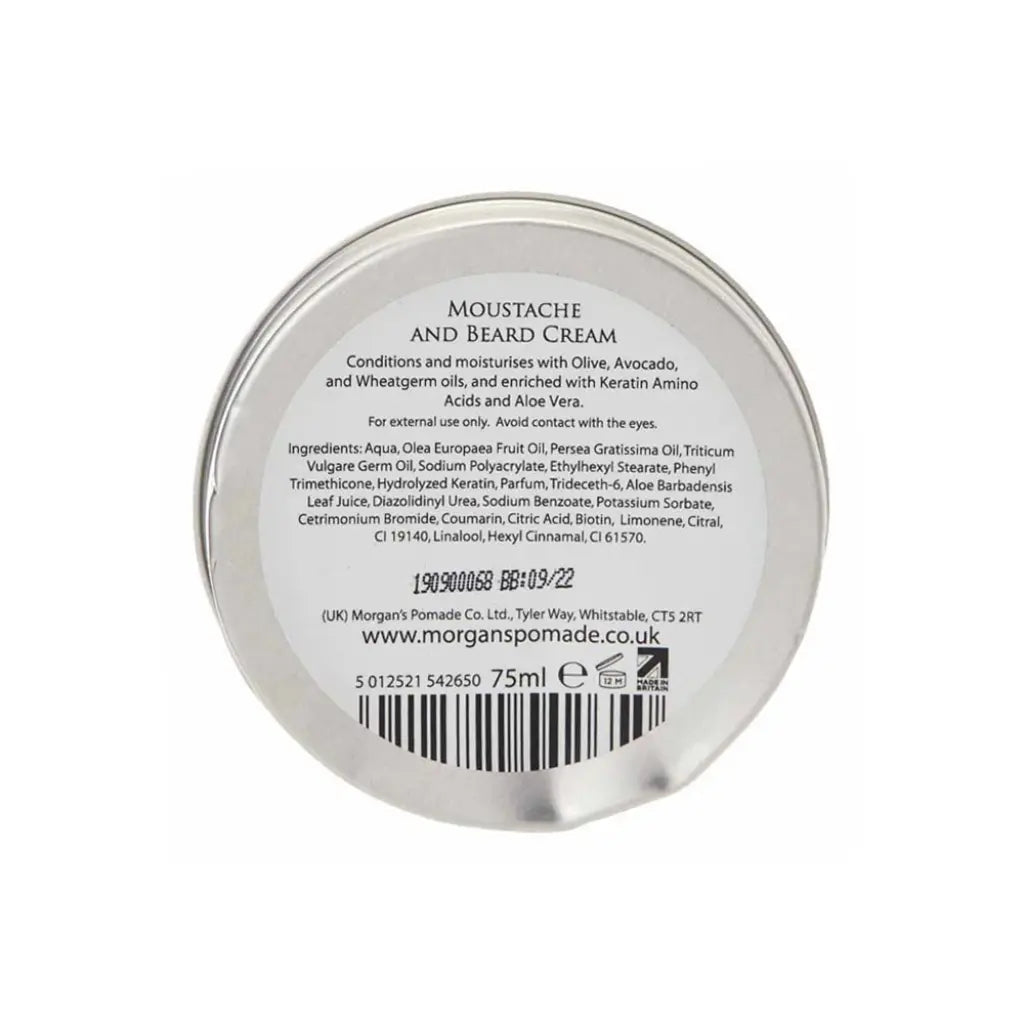Morgan's Moustache & Beard Cream 75ml