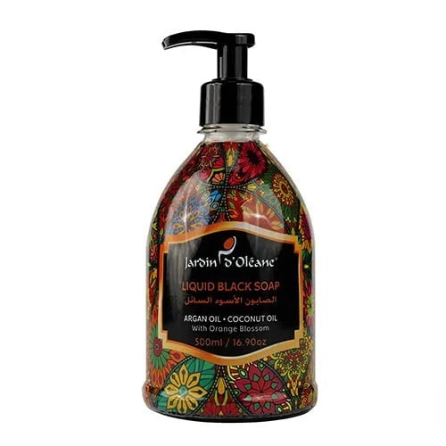 Liquid Black Soap Argan Oil + Coconut + Orange Blossom 500ml
