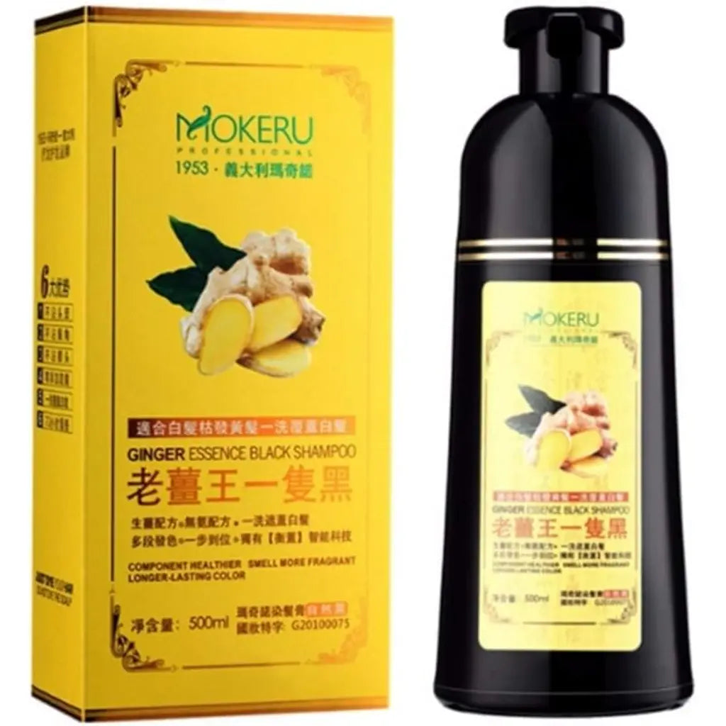 Mokeru Ginger Essence Black Shampoo 500ml