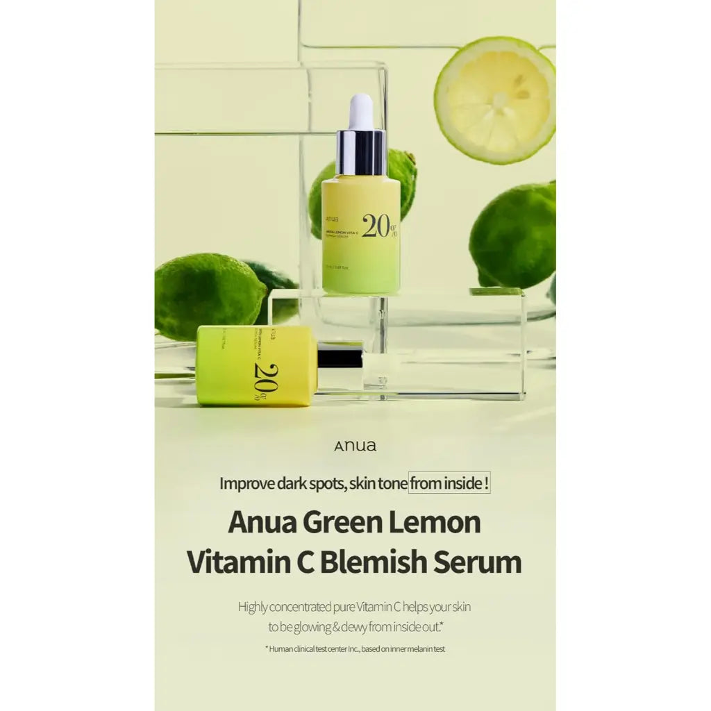 Anua Green Lemon Vitamin C Serum with Vitamin E 20ml