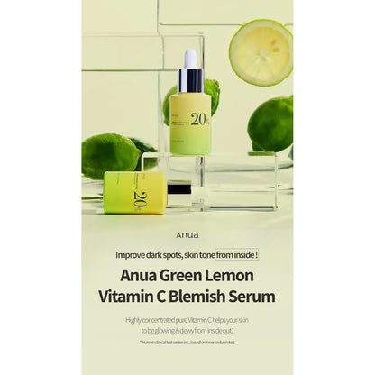Anua Green Lemon Vitamin C Serum with Vitamin E 20ml