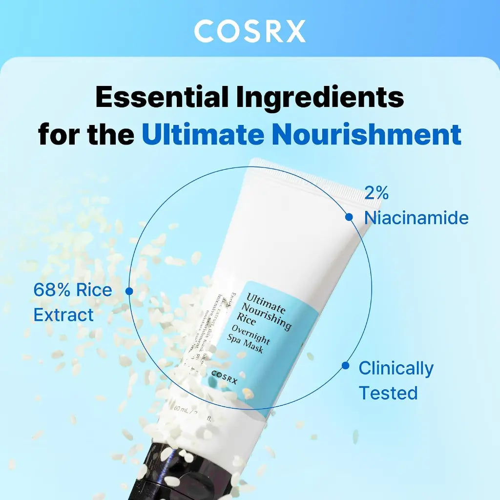 COSRX Ultimate Nourishing Rice Spa Overnight Mask 50g