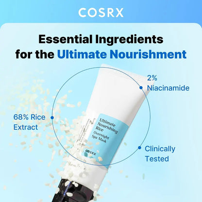 COSRX Ultimate Nourishing Rice Spa Overnight Mask 50g