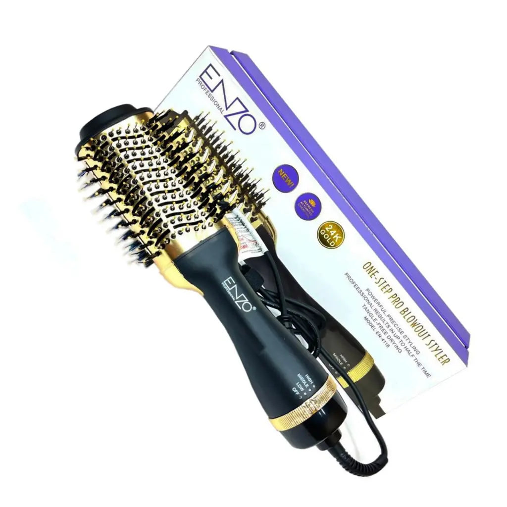 ENZO One-Step Pro Blowout Styler 24K Gold