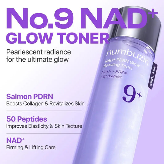 numbuzin No.9+ NAD+ PDRN Glow Boosting Toner 150ml