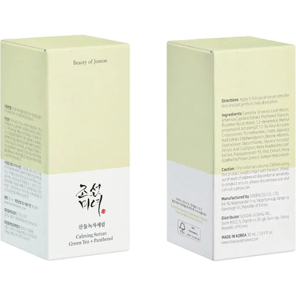 Beauty of Joseon Green Tea Panthenol Calming Cream 30ml