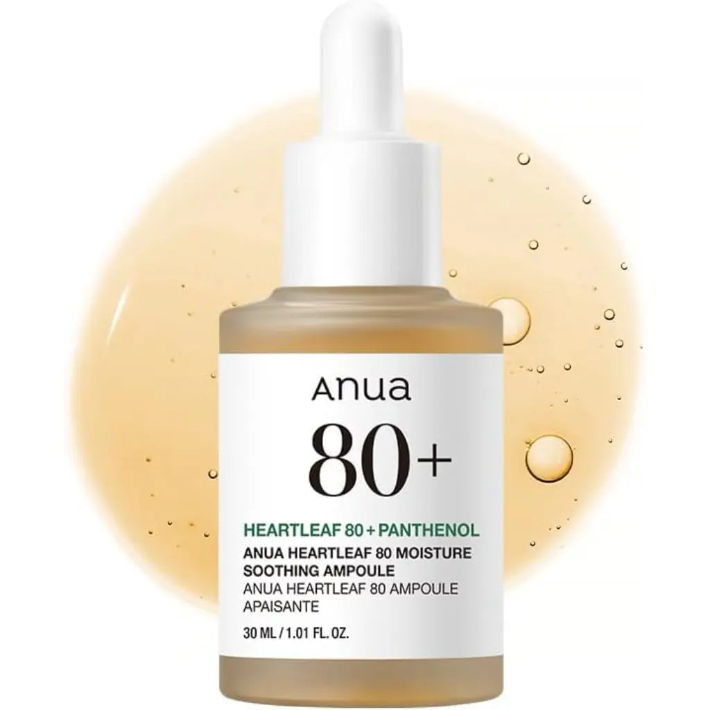 Anua Heartleaf 80 Soothing Ampoule Hydration Facial Serum 30ml