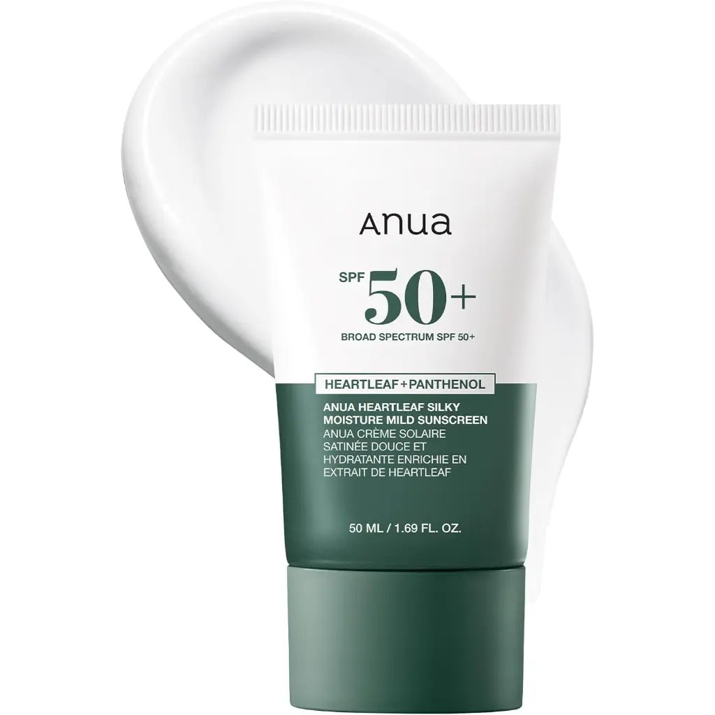 Anua Heartleaf Silky Moisture Mild Sunscreen 50ml
