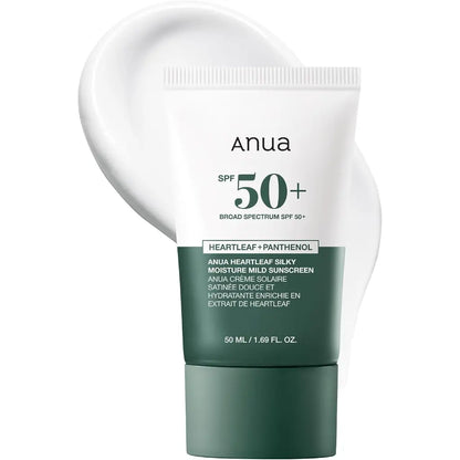 Anua Heartleaf Silky Moisture Mild Sunscreen 50ml
