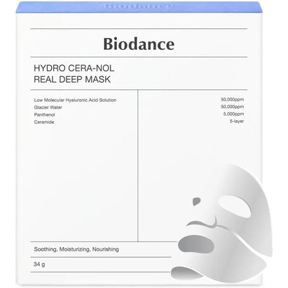 Biodance Hydro Cera-Nol Real Deep Mask 34g (4EA)