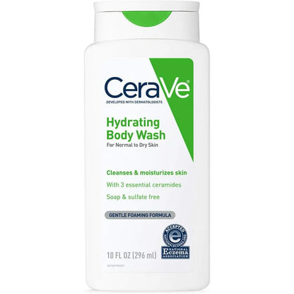 CeraVe Hydrating Body Wash for Dry Skin 296ml