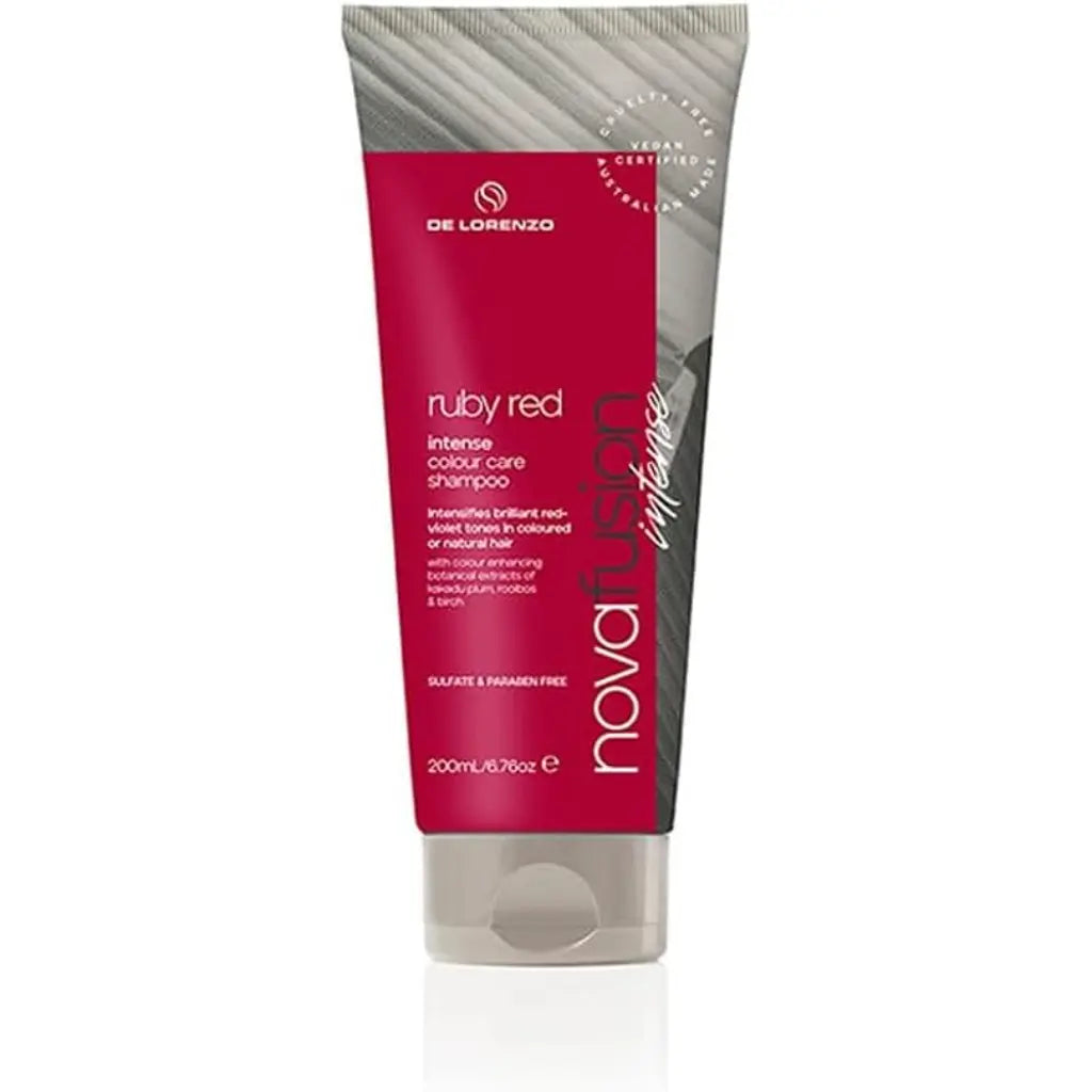 De Lorenzo Novafusion Colour Care Shampoo Intense Ruby Red 200ml