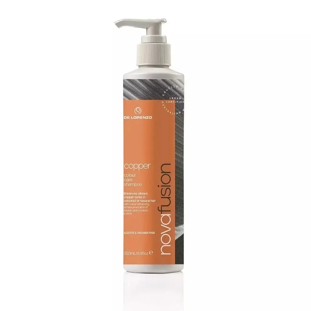 De Lorenzo Novafusion Copper Colour Care Shampoo 250ml