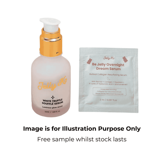 Jelly Ko White Truffle Soufflé Serum 50ml + Be Jelly Overnight Dream Serum Sample 2ml