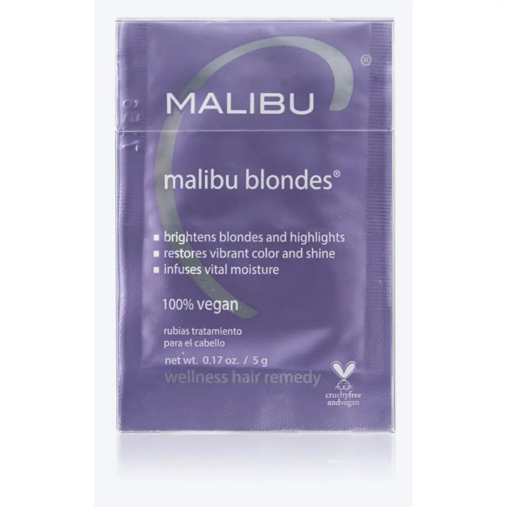 Malibu C Blondes Wellness Hair Remedy For Vibrant & Bright Hair 5g 12 Count
