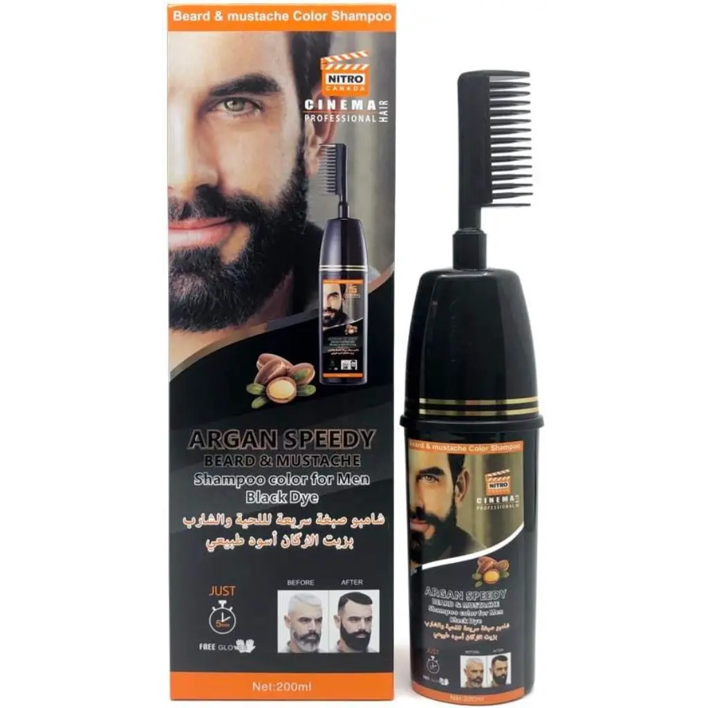 Nitro Canada Argan Speedy Beard & Mustache Shampoo 200ml